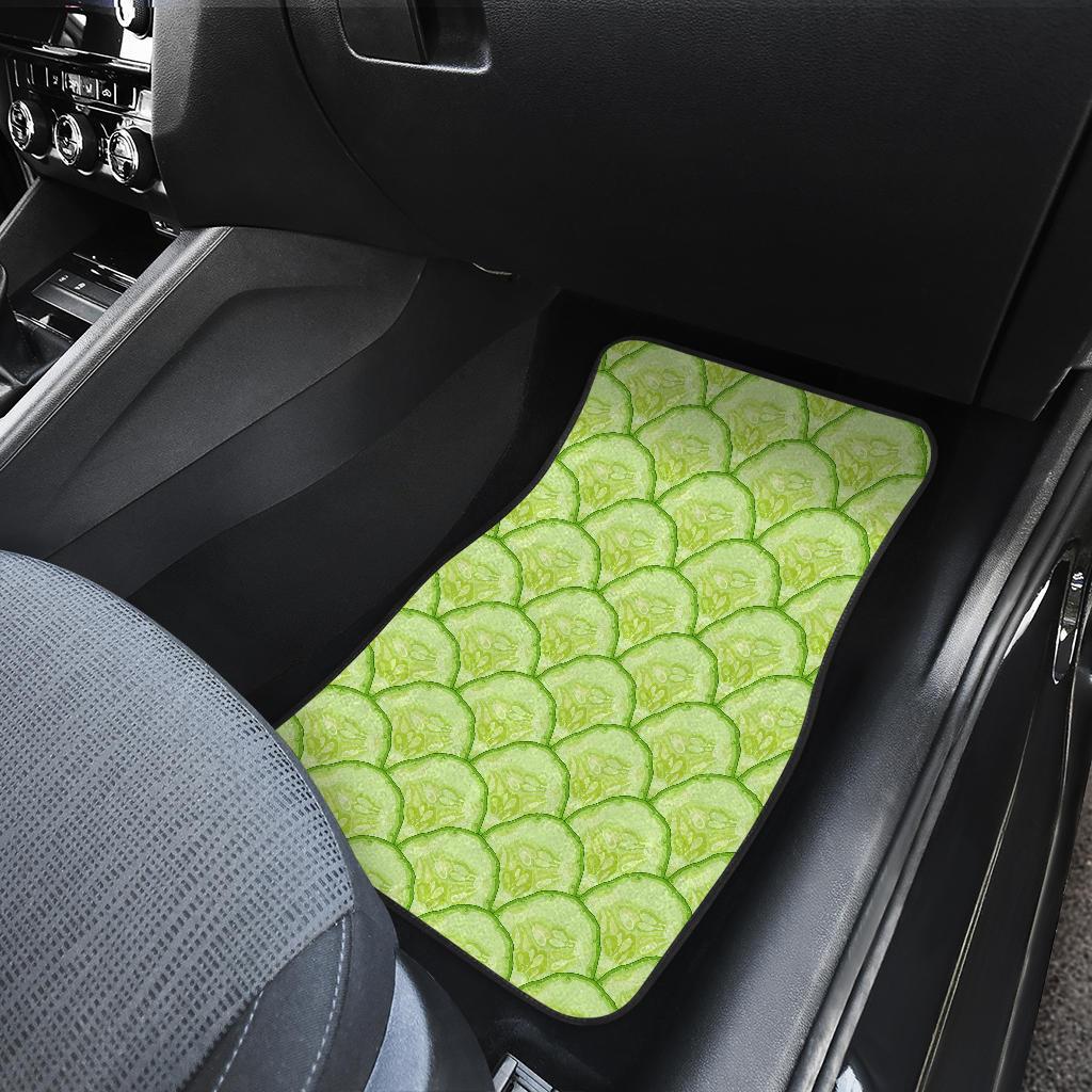 Cucumber Pattern Print Design CC04 Car Floor Mats-JorJune