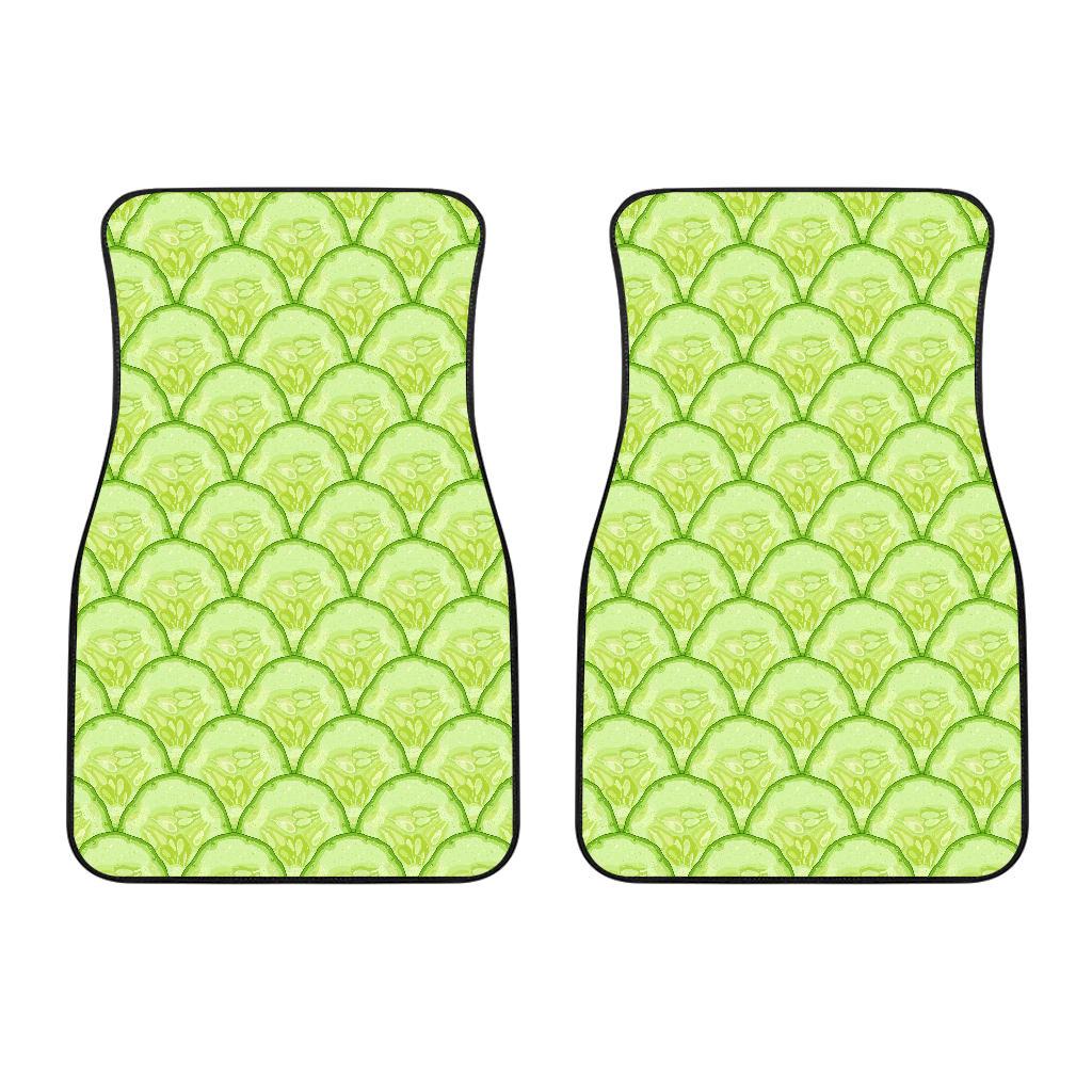 Cucumber Pattern Print Design CC04 Car Floor Mats-JorJune