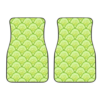 Cucumber Pattern Print Design CC04 Car Floor Mats-JorJune