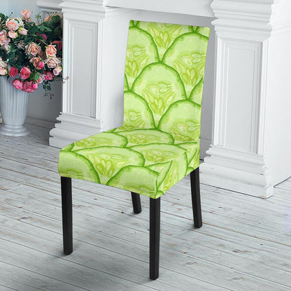 Cucumber Pattern Print Design CC04 Dining Chair Slipcover-JORJUNE.COM