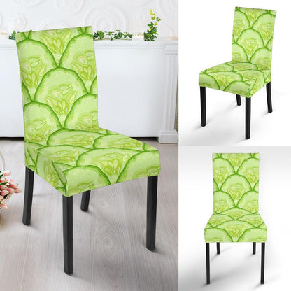 Cucumber Pattern Print Design CC04 Dining Chair Slipcover-JORJUNE.COM