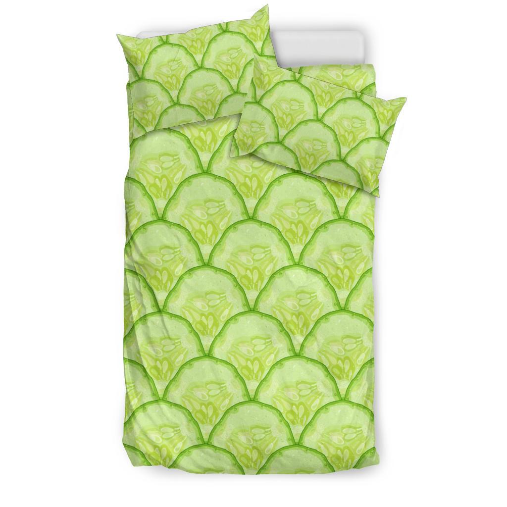 Cucumber Pattern Print Design CC04 Duvet Cover Bedding Set-JORJUNE.COM