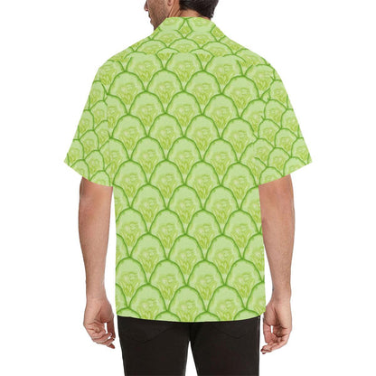 Cucumber Pattern Print Design CC04 Men Hawaiian Shirt-JorJune