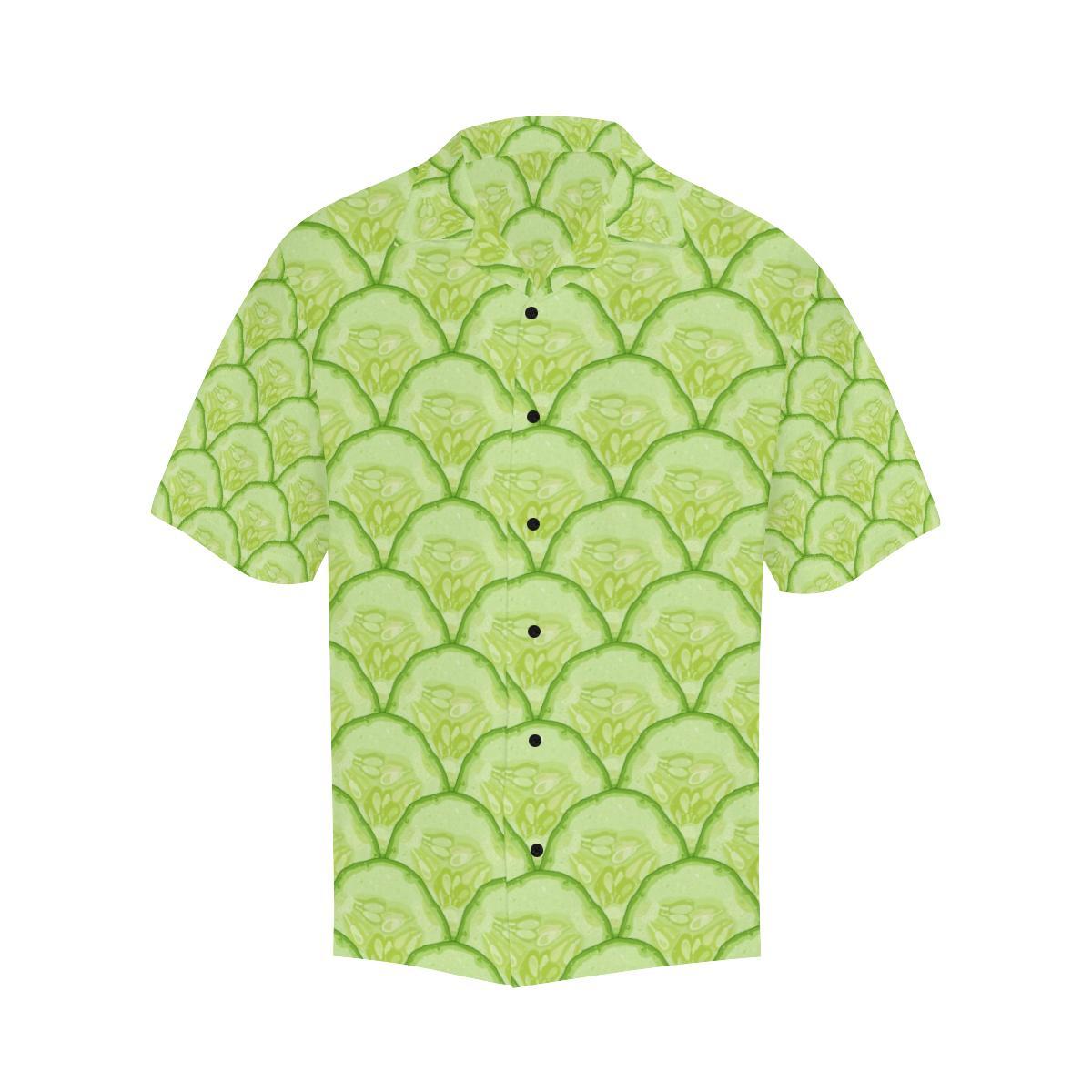 Cucumber Pattern Print Design CC04 Men Hawaiian Shirt-JorJune