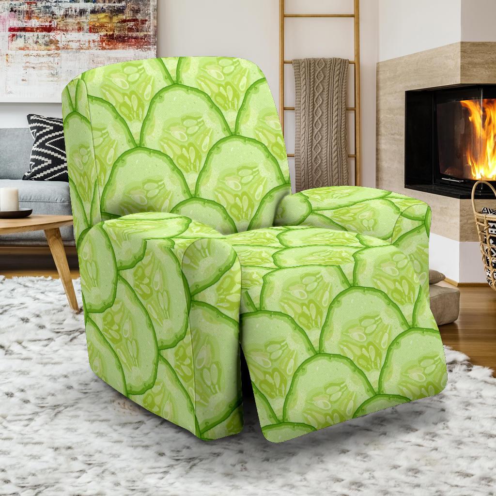 Cucumber Pattern Print Design CC04 Recliner Slipcover-JORJUNE.COM