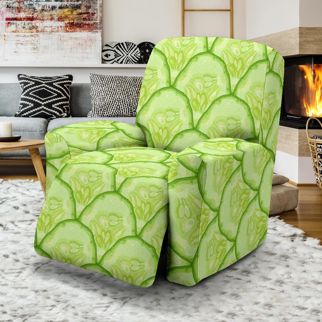 Cucumber Pattern Print Design CC04 Recliner Slipcover-JORJUNE.COM