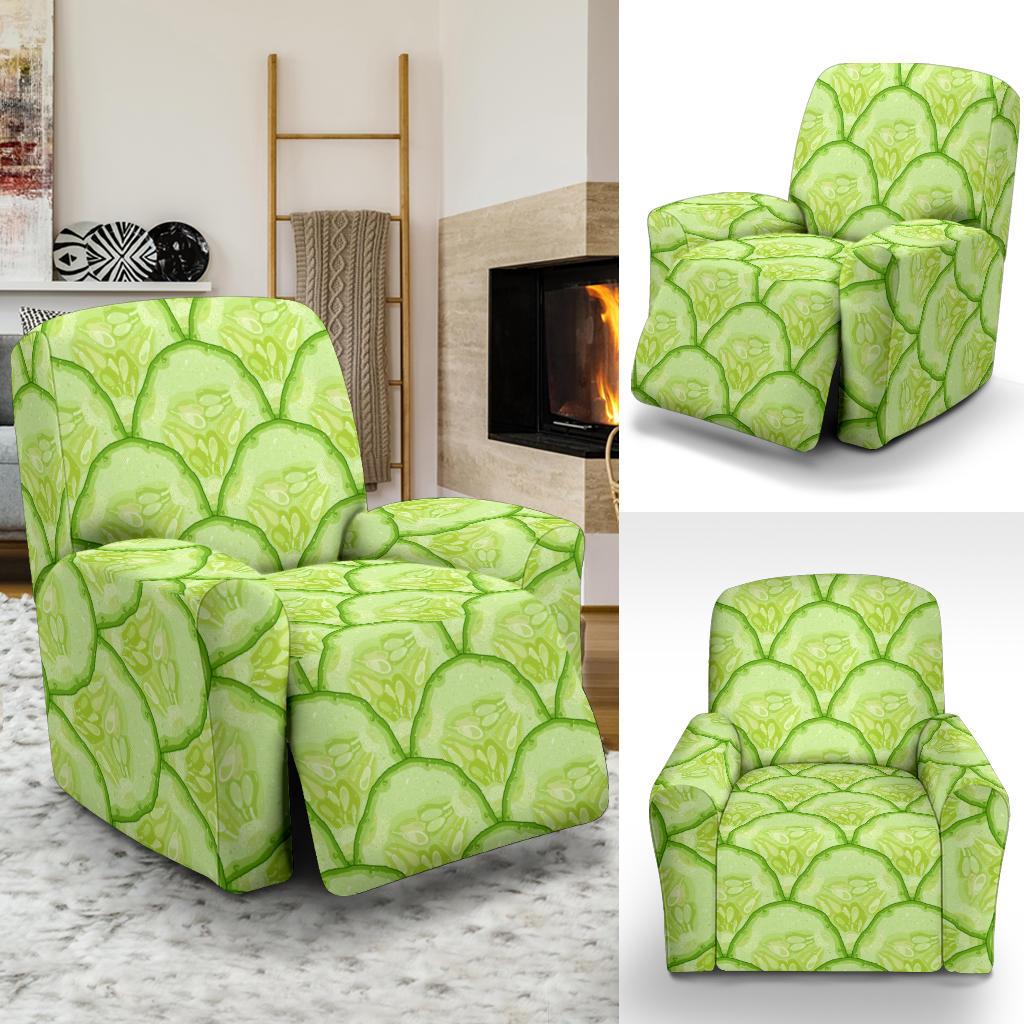 Cucumber Pattern Print Design CC04 Recliner Slipcover-JORJUNE.COM