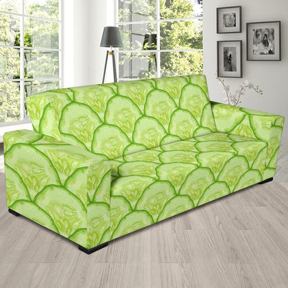Cucumber Pattern Print Design CC04 Sofa Slipcover-JORJUNE.COM