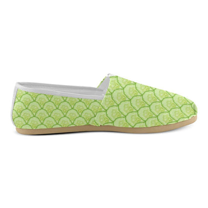 Cucumber Pattern Print Design CC04 Women Casual Shoes-JorJune.com