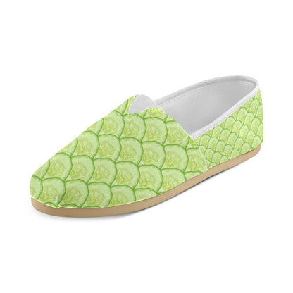 Cucumber Pattern Print Design CC04 Women Casual Shoes-JorJune.com