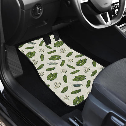Cucumber Pattern Print Design CC05 Car Floor Mats-JorJune