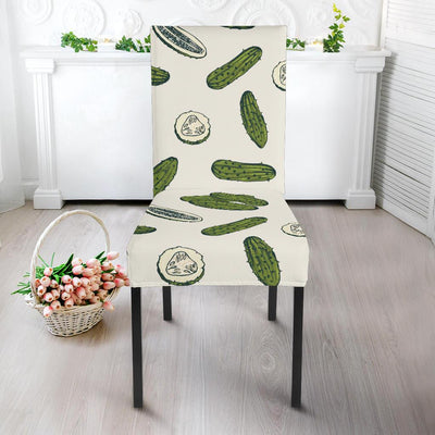 Cucumber Pattern Print Design CC05 Dining Chair Slipcover-JORJUNE.COM
