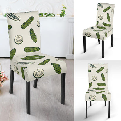 Cucumber Pattern Print Design CC05 Dining Chair Slipcover-JORJUNE.COM