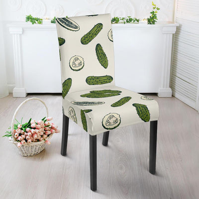 Cucumber Pattern Print Design CC05 Dining Chair Slipcover-JORJUNE.COM