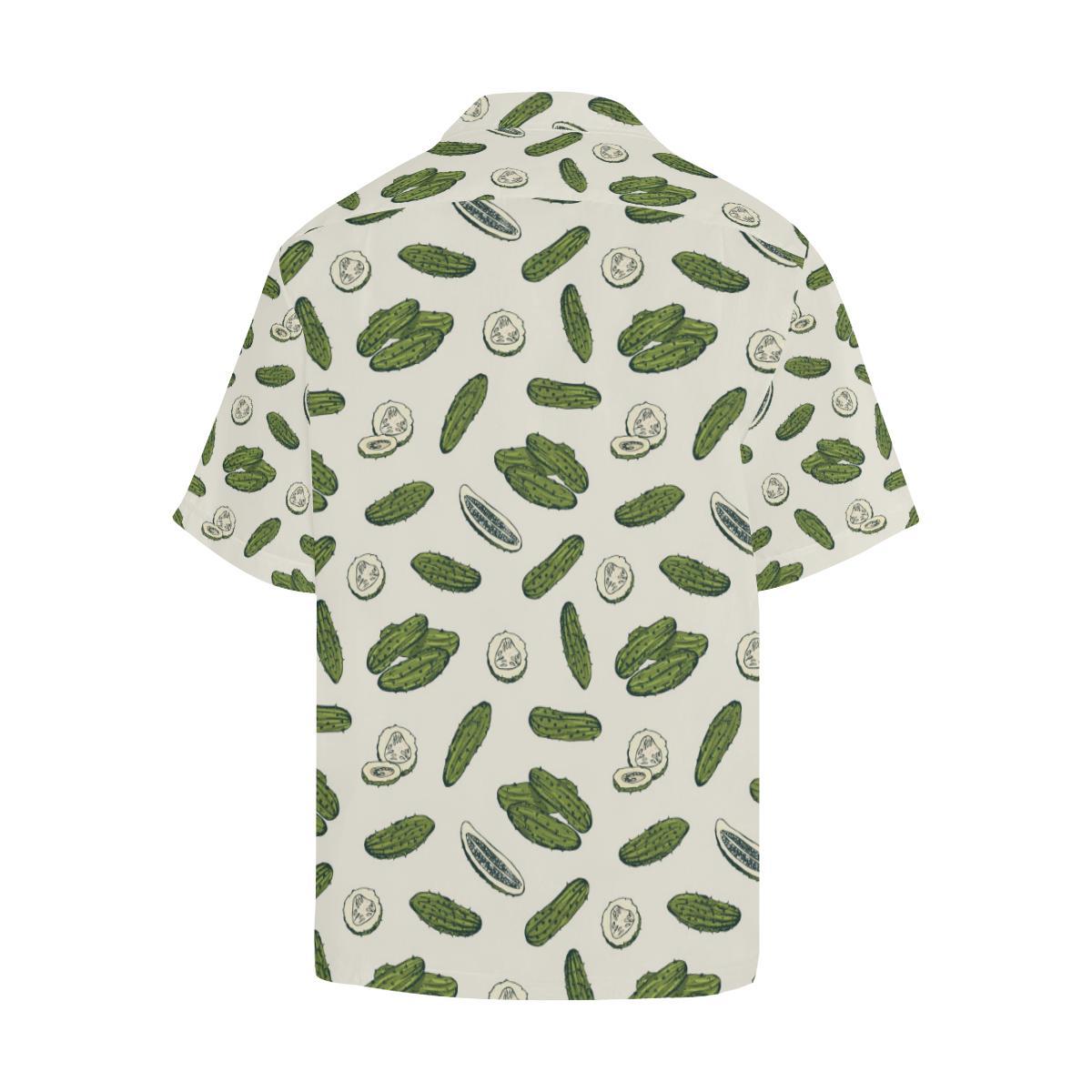 Cucumber Pattern Print Design CC05 Men Hawaiian Shirt-JorJune