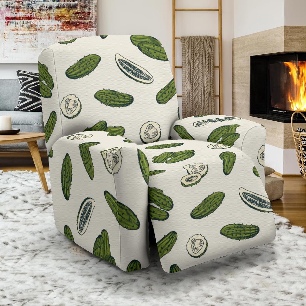 Cucumber Pattern Print Design CC05 Recliner Slipcover-JORJUNE.COM