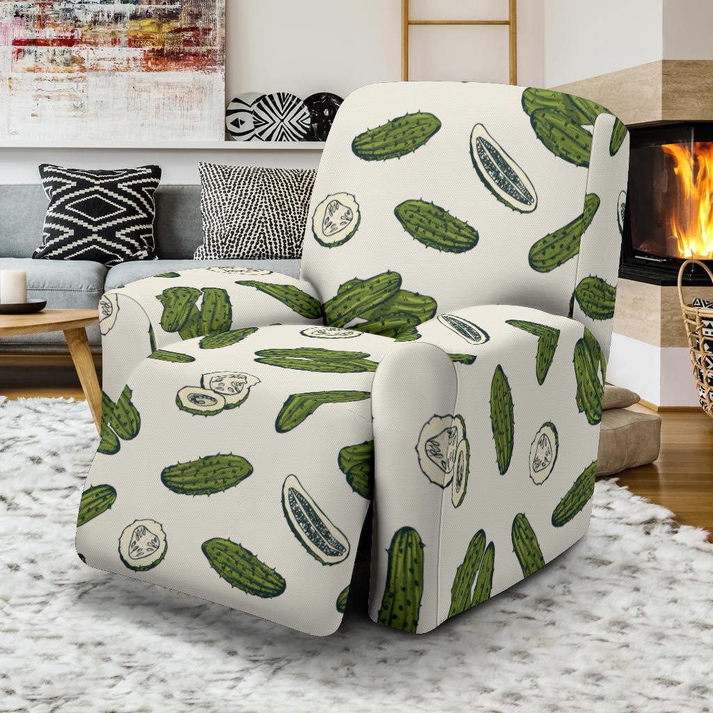 Cucumber Pattern Print Design CC05 Recliner Slipcover-JORJUNE.COM