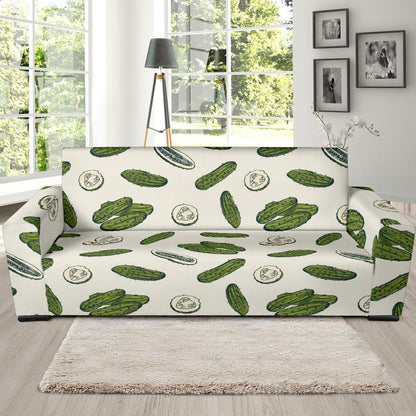 Cucumber Pattern Print Design CC05 Sofa Slipcover-JORJUNE.COM