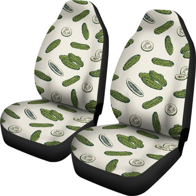 Cucumber Pattern Print Design CC05 Universal Fit Car Seat Covers