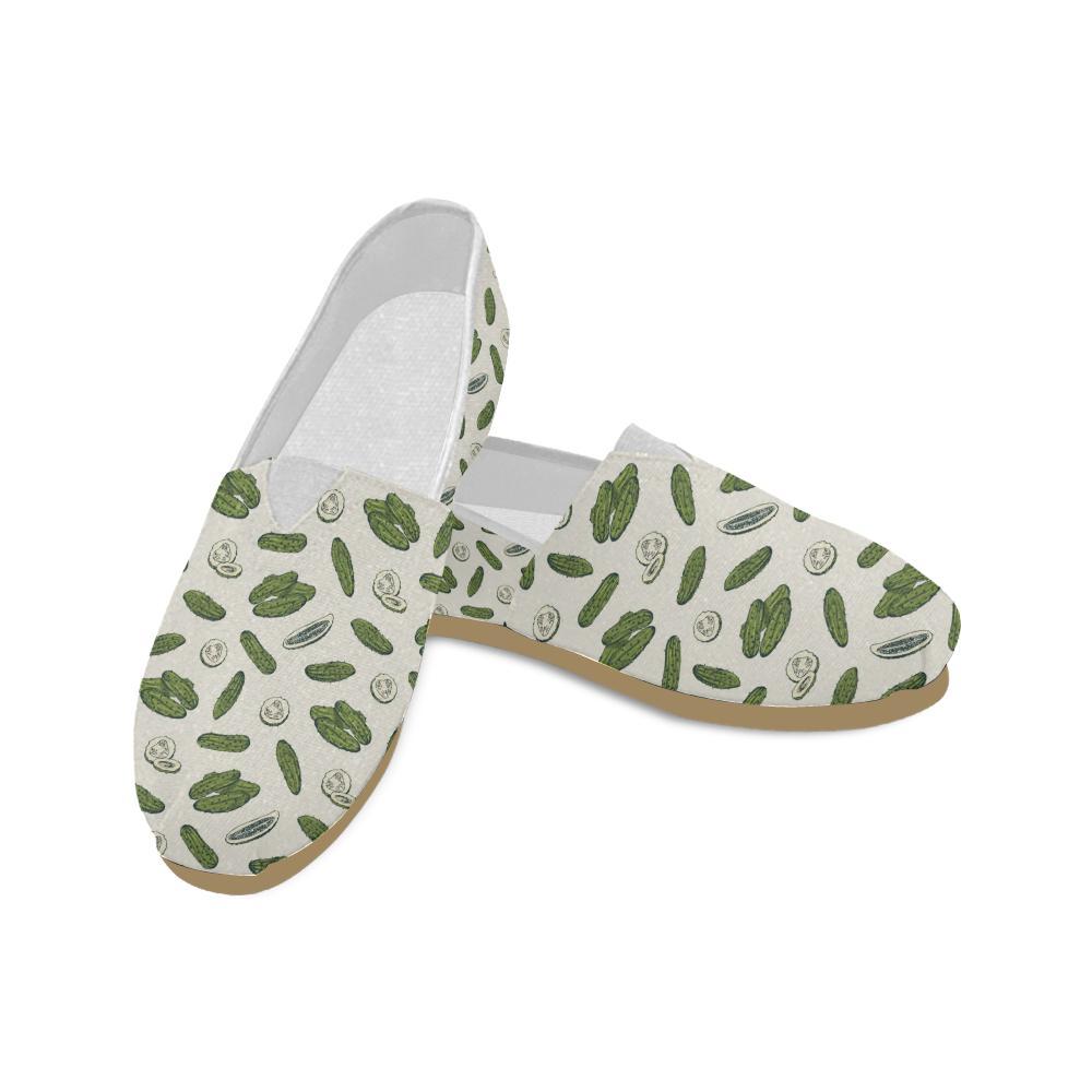 Cucumber Pattern Print Design CC05 Women Casual Shoes-JorJune.com