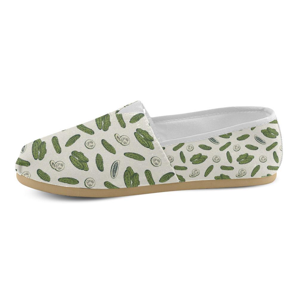 Cucumber Pattern Print Design CC05 Women Casual Shoes-JorJune.com