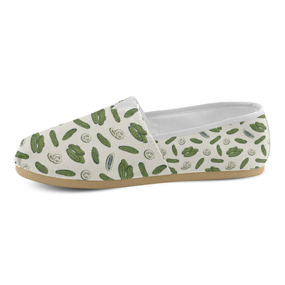 Cucumber Pattern Print Design CC05 Women Casual Shoes-JorJune.com