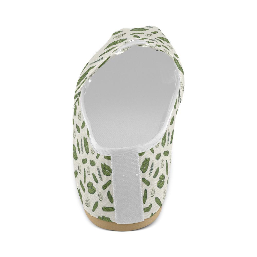 Cucumber Pattern Print Design CC05 Women Casual Shoes-JorJune.com
