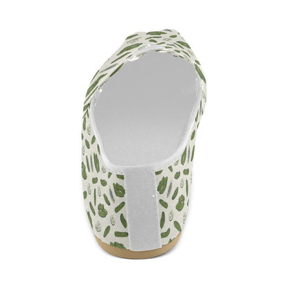 Cucumber Pattern Print Design CC05 Women Casual Shoes-JorJune.com
