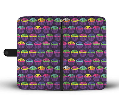 Cup Cake Halloween Wallet Phone Case