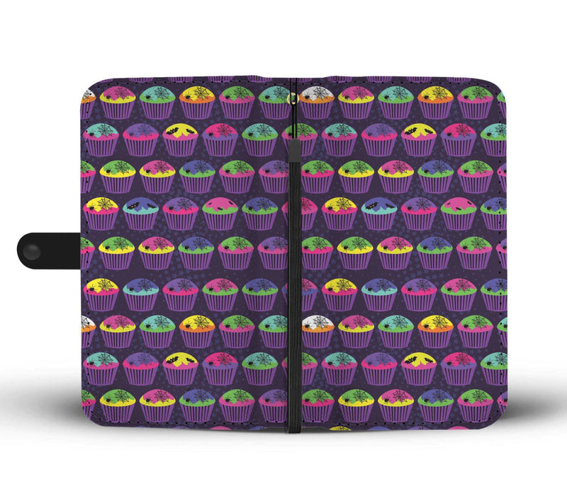 Cup Cake Halloween Wallet Phone Case