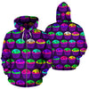 CupCake Halloween All Over Zip Up Hoodie