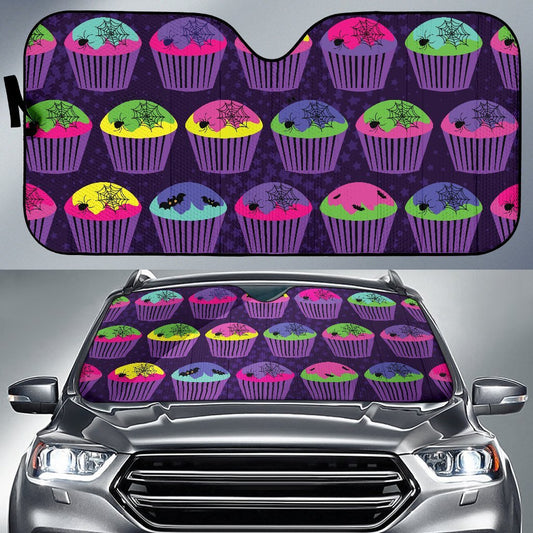 CupCake Halloween Car Sun Shade-JorJune