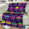 CupCake Halloween Fleece Blanket