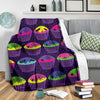 CupCake Halloween Fleece Blanket