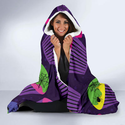 CupCake Halloween Hooded Blanket-JORJUNE.COM