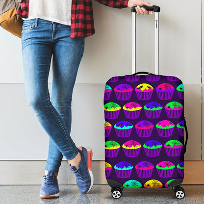 CupCake Halloween Luggage Cover Protector