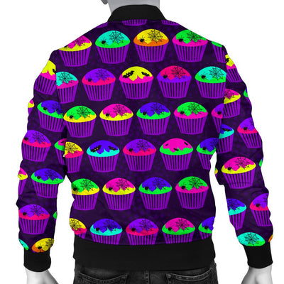 CupCake Halloween Men Casual Bomber Jacket