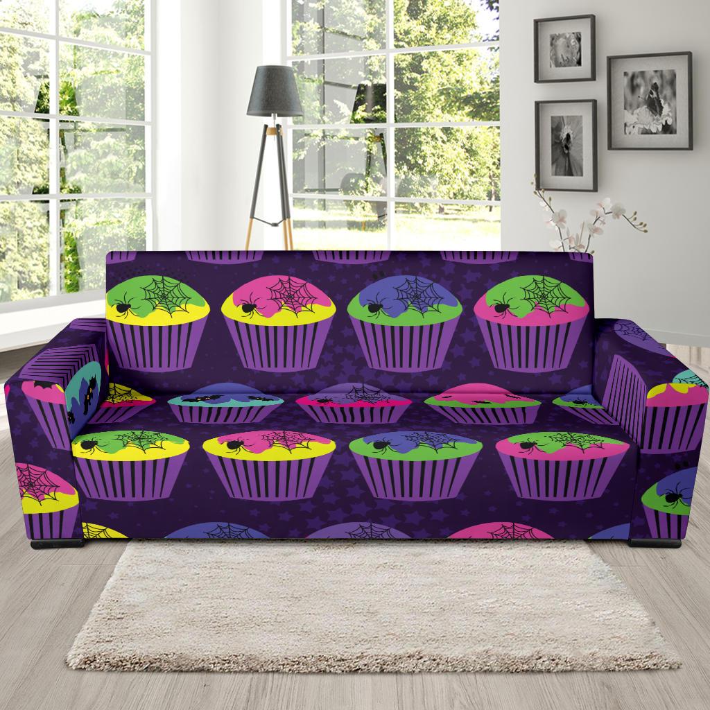 CupCake Halloween Sofa Slipcover-JORJUNE.COM