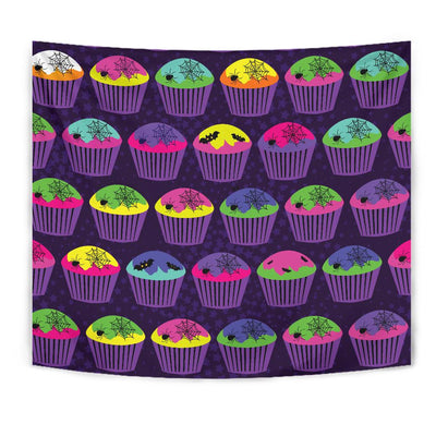 CupCake Halloween Tapestry