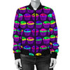 CupCake Halloween Women Casual Bomber Jacket