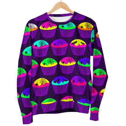 CupCake Halloween Women Crewneck Sweatshirt