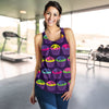 CupCake Halloween Women Racerback Tank Top