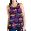 CupCake Halloween Women Racerback Tank Top