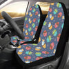 Cupcake Pattern Print Design 02 Car Seat Covers (Set of 2)-JORJUNE.COM