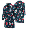 Cupcake Pattern Print Design 03 Men Bathrobe-JORJUNE.COM