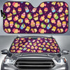 Cupcake Pattern Print Design 05 Car Sun Shade-JORJUNE.COM