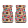 Cupcake Pattern Print Design CP01 Car Floor Mats-JorJune