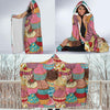 Cupcake Pattern Print Design CP01 Hooded Blanket-JORJUNE.COM