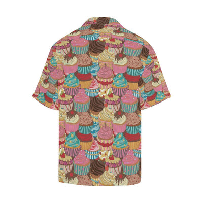 Cupcake Pattern Print Design CP01 Men Hawaiian Shirt-JorJune