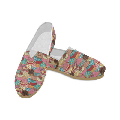 Cupcake Pattern Print Design CP01 Women Casual Shoes-JorJune.com